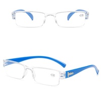 Transparent lenses plastic frame prescription glasses 816PC