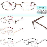 Glasses in a metal frame VIZZINI V0095 dioptries +0.75 to +6.00