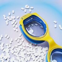 Swimming waterproof anti-fog goggles for kids (3-13 years), with box, 7600-YU