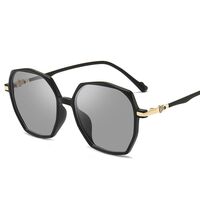 Очки пластиковые TR90 фотохромные с защитой от синего света 9727-GT