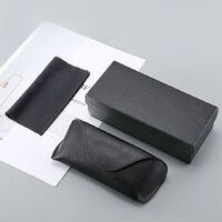 Sunglasses and eyeglasses hard shell case + extra kit JQ0334