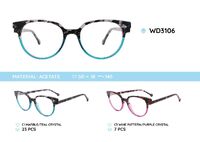 Plastic frames for glasses acetate material WD3106