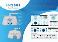 Portable automatic phoroptor (view tester) with Bluetooth and Wi-fi connection, KF-ZD6000