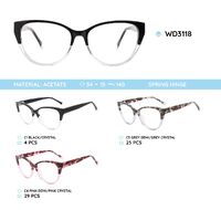 Plastic frames for glasses acetate material WD3118