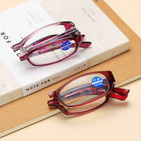 Plastic folding eyeglasses for reading KY013-F Blue ray cut, diopters from +1.00 to +4.00, PD62-64