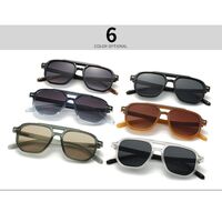 Plastic retro sunglasses with anti-blue light protection Elit 6090-EL
