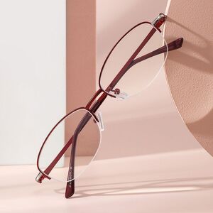 Metal Blue Block reading glasses with blue light protection FENQI F8346