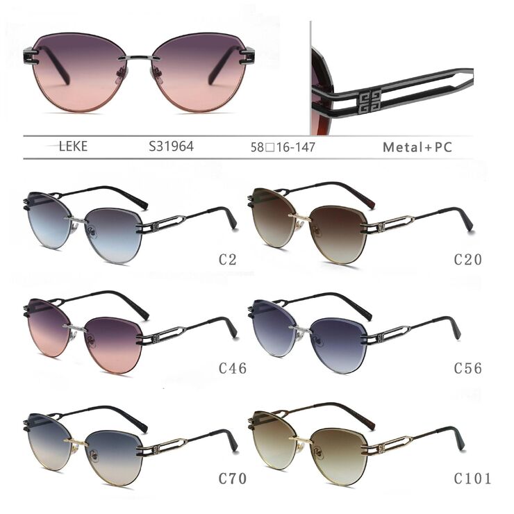 Polarized metal sunglasses Leke S31964