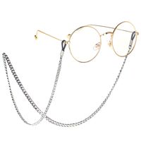Silver-colored metal non-slip chain, for glasses and masks GS003