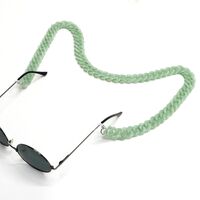 Acrylic non-slip matte chain, concave shape, for glasses and masks GB051