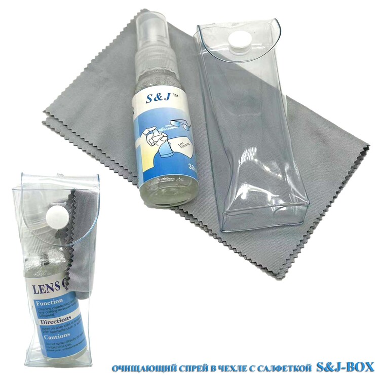Спрей для очистки очков 清洁水 LIANGSHI S&J-BOX 30мл