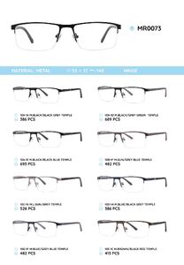 Металлическая оправа с дужками из материала TR-90 MR0073