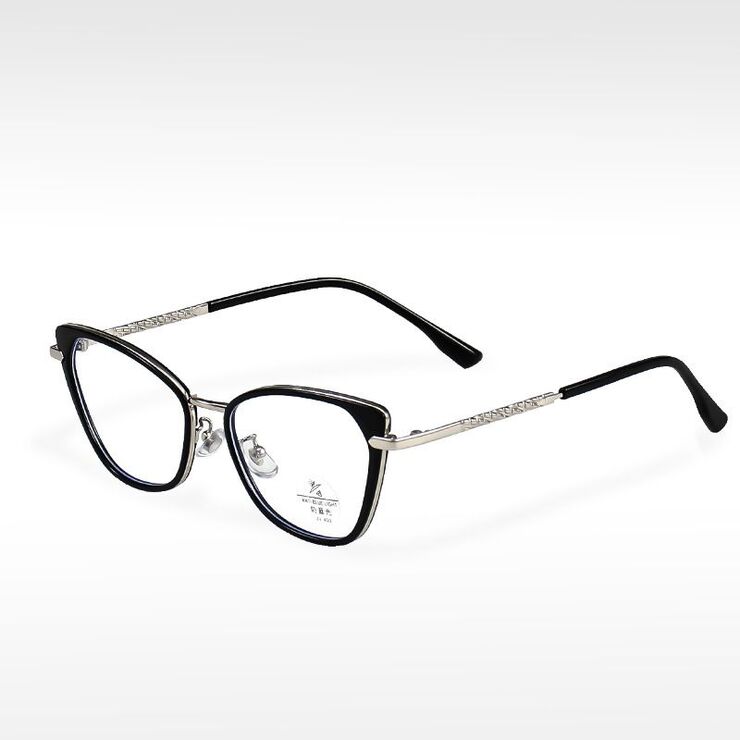 Combined frame (metal + TR90) with Blue Ray Cut protection lenses MAMO S11826