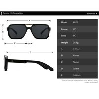Plastic retro sunglasses with anti-blue light protection Elit 6070-EL