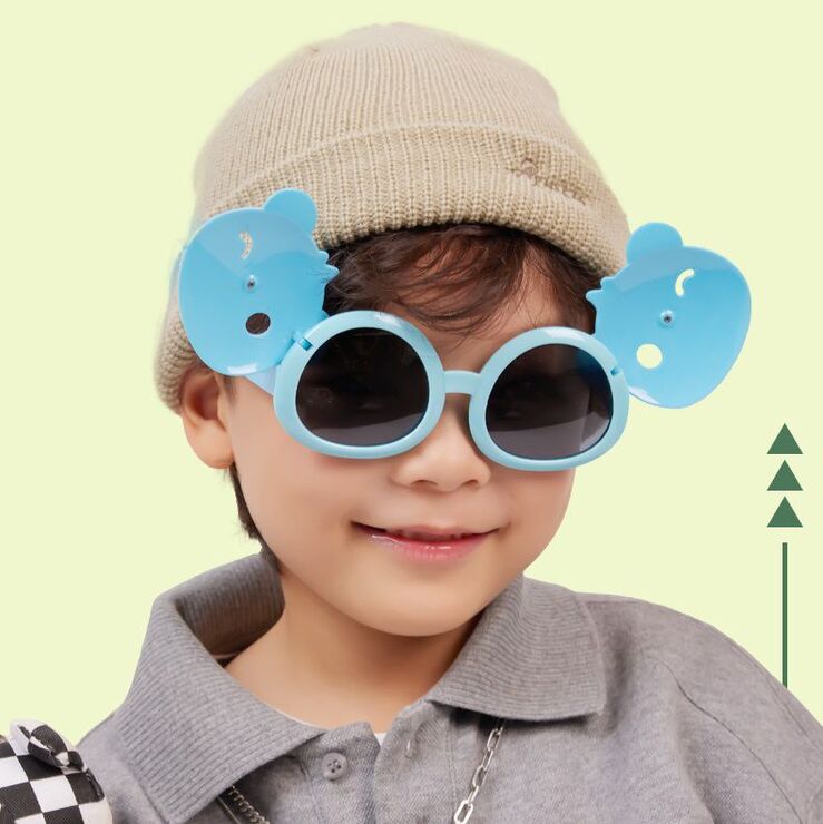 Детские силиконовые солнцезащитные поляризационные откидные очки с защитой UV400 T32030