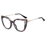 TR90 plastic frame or glasses with blue light protection, with spring hinges FA87298