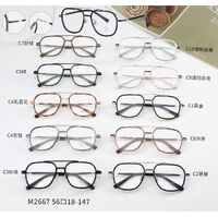 Combined frame (metal + TR90) with Blue Ray Cut protection lenses MAMO M2667