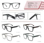 Оправа пластиковая из TR90 с флексом LE1062-DA