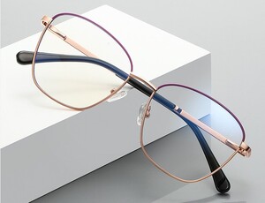 Metal blue blocker frames for glasses MORE 3055