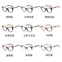 Reading PC plastic + metal glasses with Blue Ray Cut protection for women KY8083, diopters from 0.00 to +4.00