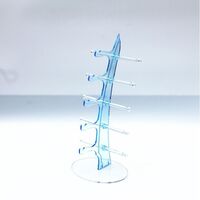 Tabletop plastic glasses stand 