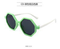 Polarized silicone sunglasses with UV400 protection for kids T11023