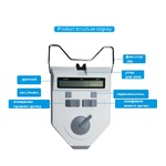 Пупиллометр цифровой (прибор для измерения расстояния между зрачками) LY-T-27AT