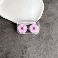 Mini soft contact lens kit W806透明布五花