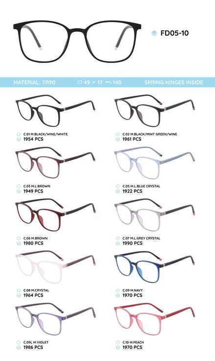 TR-90 plastic frames FD05-10