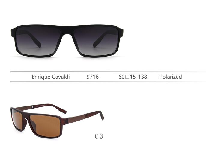 Polarized plastic sunglasses Enrique Cavaldi EC9716