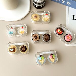 Mini soft contact lens kit W806-10蛋糕甜圈熊