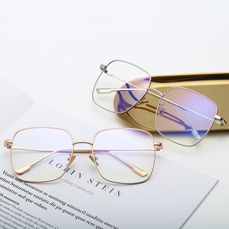 Металлические очки с защитой от синего света Blue Block F8812