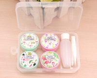 Mini set with contact lens cases XF-7, 2pcs