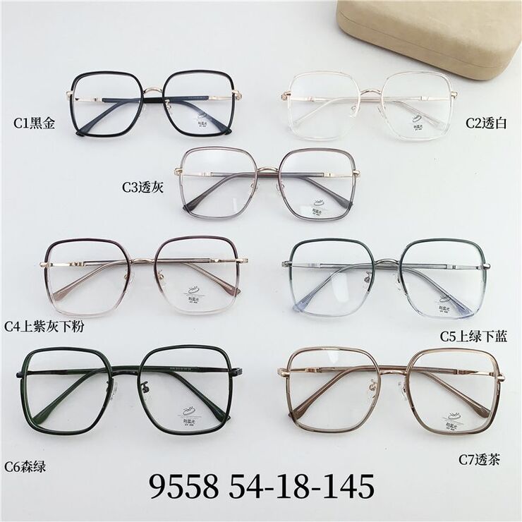 Hybrid metal + TR90 frame, with Blue Block coating SANTA S9558