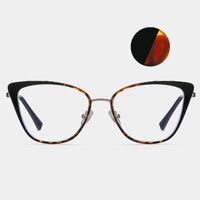 Combined frame (metal + TR90) or glasses with blue light protection, with spring hinges FA87262