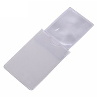 Pocket magnifier (credit card) with Fresnel lens 2103A, 90*65 mm