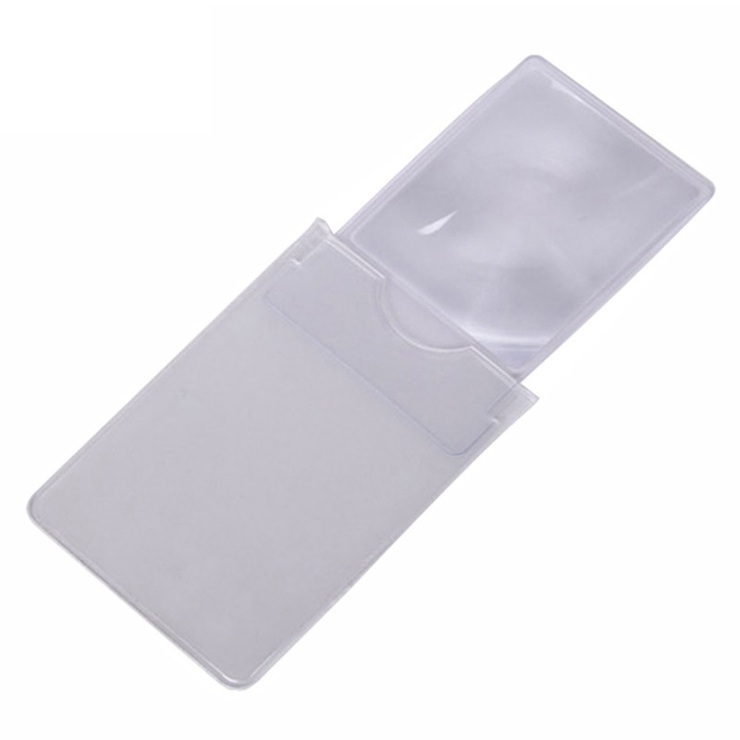 Pocket magnifier (credit card) with Fresnel lens 2103A, 90*65 mm
