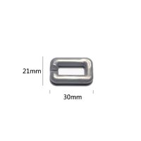 Acrylic non-slip matte chain, oval shape, for glasses and masks GB124