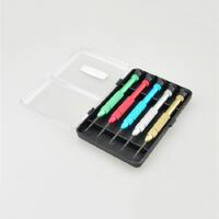 Set of 5 screwdrivers for glasses repair - slotted, pentagonal, Phillips