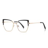 Оправа женская металлическая + пластик TR90, линзы-блюблокеры с защитой от ультрафиолета и синего света More FCS3156