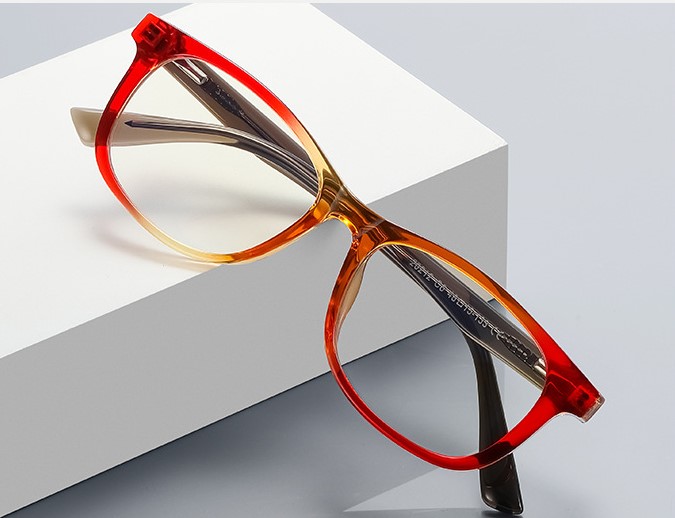 Fashion glasses for students pastic frames for glasses TR90+CA material (flex hinges) FOCUS FCS20212