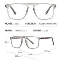 TR90 plastic glasses with blue light and UV protection 6011-GT