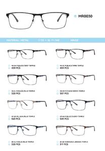 Металлическая оправа с дужками из материала TR-90 MR0030