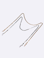 Acrylic black glasses chain GM067