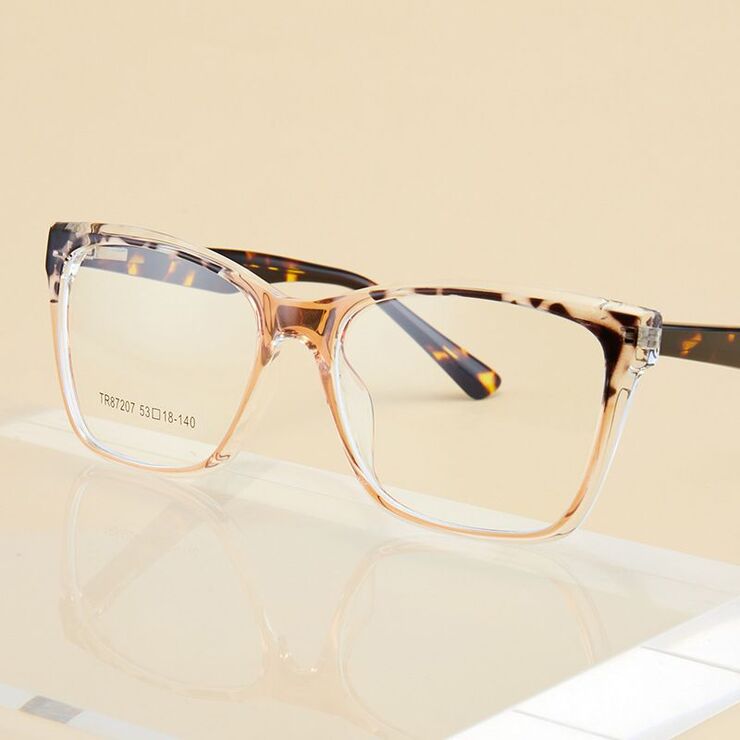 TR90 plastic frame or glasses with blue light protection, with spring hinges FA87207
