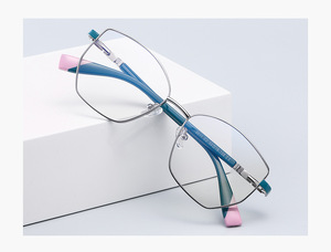 Metal blue blocker frames for glasses MORE 3011