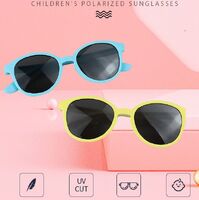 Polarized silicone sunglasses with UV400 protection for kids T18009