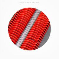 266 plastic rim ophthalmic trial lens set in an aluminum case