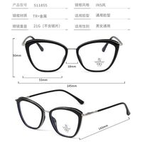 Combined frame (metal + TR90) with Blue Ray Cut protection lenses and flex MAMO S11855