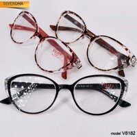 Corrective plastic frame eyeglasses VIZZINI V8182, dioptries +0.75 to +4.00